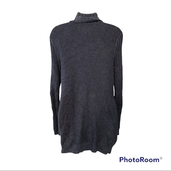 INC International Concepts Blue Gray Turtleneck - Size M - Picture 10 of 14